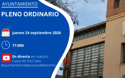 Pleno ordinario 24 septiembre 2026