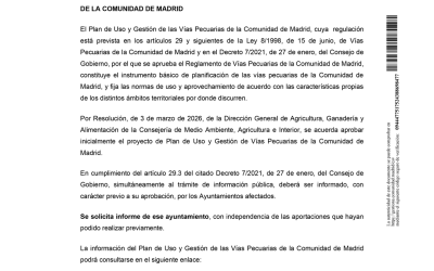 Presentamos alegaciones al Plan de Uso y Gestión de las Vías Pecuarias