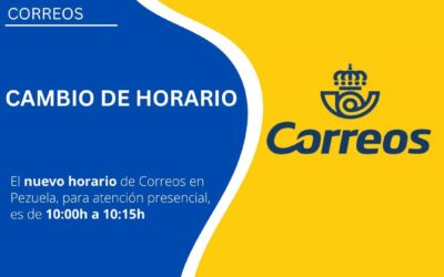 La Oficina de Correos de Pezuela modifica su horario de atención presencial