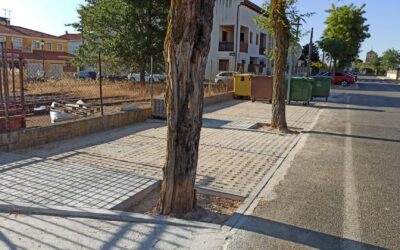 Finalizada la actuación de mejora en la entrada por Mayor Norte